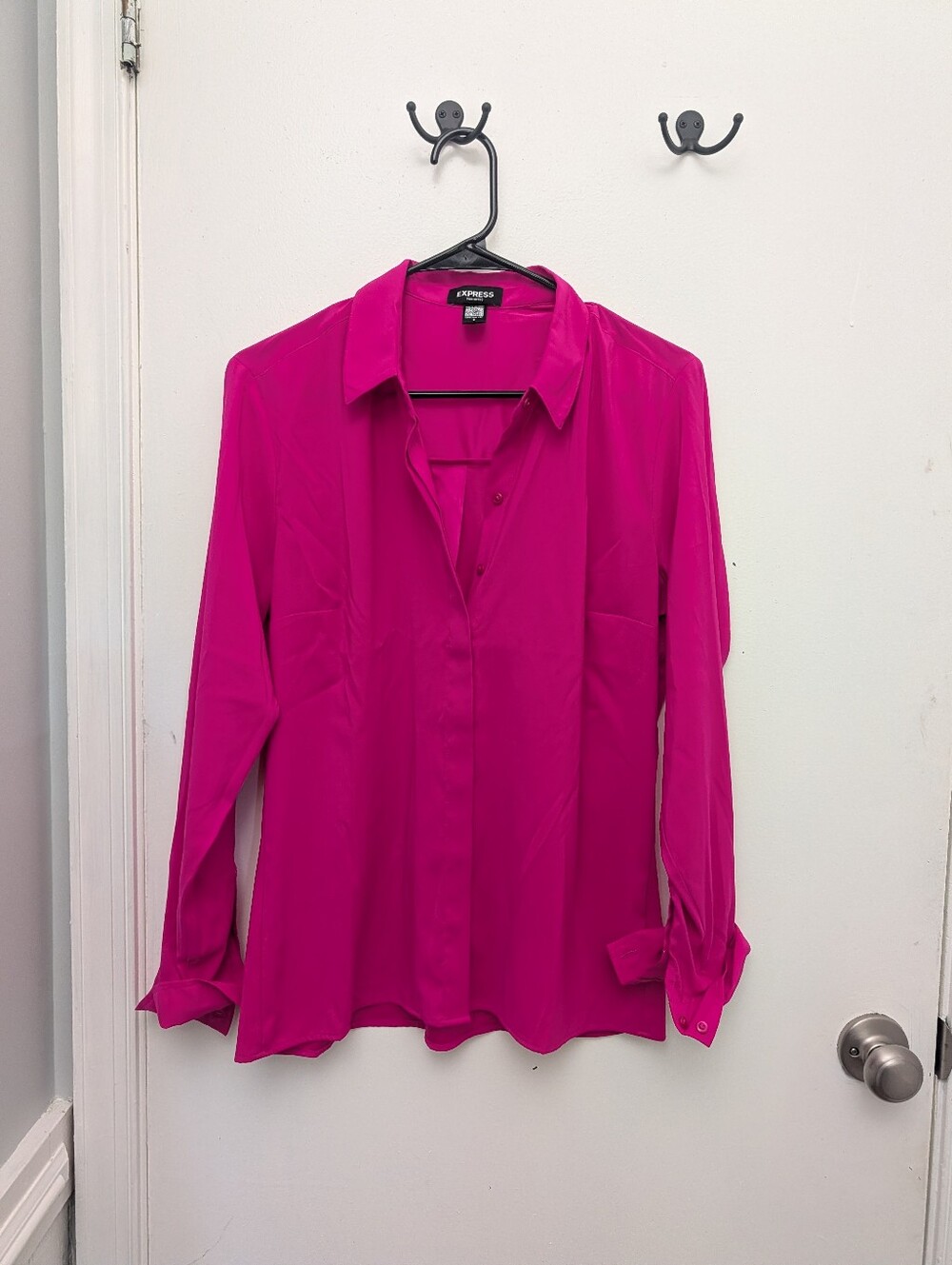 Express Pink Button Down Shirt